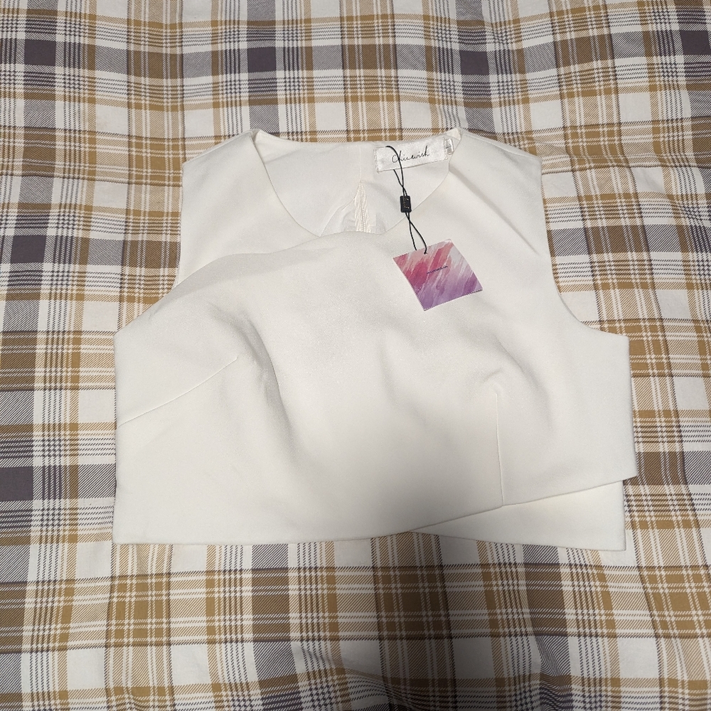 NWT Chicwish crop top size L